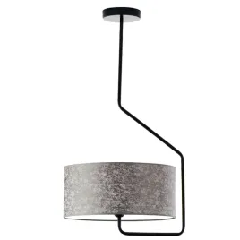 lampa-wiszaca-sufitowa-szara-zyrandol-led-e27-abazur-do-pokoju-nowoczesna