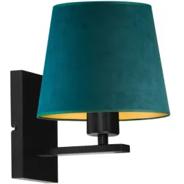 kinkiet-lampa-na-sciane-scienna-zielony-welurowy-abazur-led-e27-nowoczesny