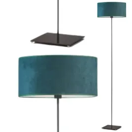lampa-stojaca-podlogowa-zielona-welurowa-led-e27-z-abazurem-nowoczesna