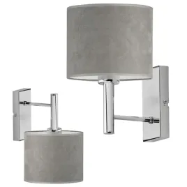 kinkiet-lampa-na-sciane-scienna-szary-welurowy-abazur-led-e27-nowoczesny