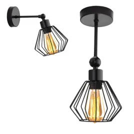 kinkiet-lampa-scienna-sufitowa-czarna-loftowa-led-e27-druciana-regulowana