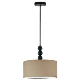 lampa-wiszaca-sufitowa-bezowa-zyrandol-led-e27-abazur-do-pokoju-nowoczesna