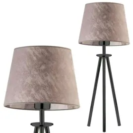 lampka-nocna-biurkowa-szara-lampa-z-abazurem-trojnog-led-e27-nowoczesna
