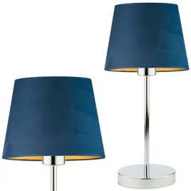lampka-nocna-biurkowa-granatowa-welurowa-lampa-z-abazurem-led-e27-modna