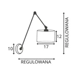kinkiet-regulowany-lampa-na-sciane-scienna-led-e27-zielony-abazur-do-pokoju-stan-nowy
