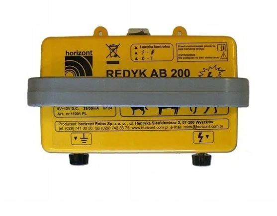 Elektryzator redyk AB200 mały poręczny długi czas pracy na baterii.