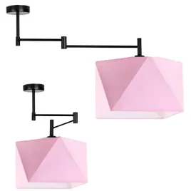 lampa-wiszaca-regulowana-sufitowa-zyrandol-led-e27-przegubowa-abazur-rozowy