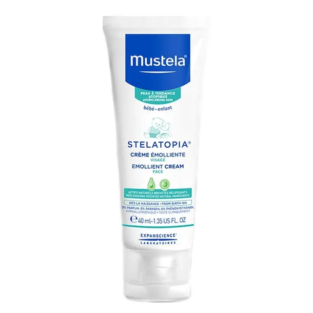 mustela-stelatopia-krem-emolient-do-twarzy-40-ml-opakowanie-tubka