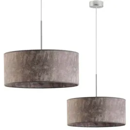 lampa-sufitowa-zyrandol-lampa-wiszaca-abazur-zwis-led-e27-jazz-szara-40cm