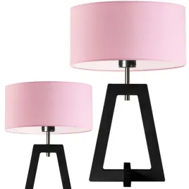 lampka-nocna-biurkowa-stolowa-rozowa-drewniana-z-abazurem-led-e27-modna