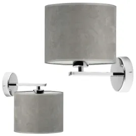 kinkiet-lampa-na-sciane-scienna-led-e27-szary-welurowy-abazur-nowoczesny