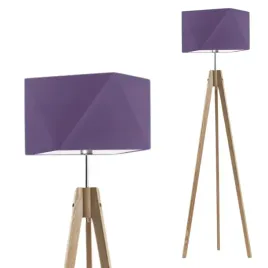 lampa-stojaca-podlogowa-drewniana-fioletowa-led-e27-trojnog-abazur-modna