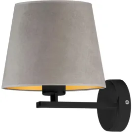 kinkiet-lampa-na-sciane-scienna-led-e27-szary-welurowy-abazur-nowoczesny