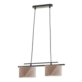 lampa-wiszaca-sufitowa-bezowa-zyrandol-regulowana-led-e27-abazur-nowoczesna