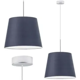 lampa-sufitowa-wiszaca-granatowa-zyrandol-led-e27-regulowana-abazur-modna
