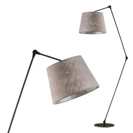lampa-stojaca-podlogowa-lukowa-szara-regulowana-led-e27-abazur-nowoczesna