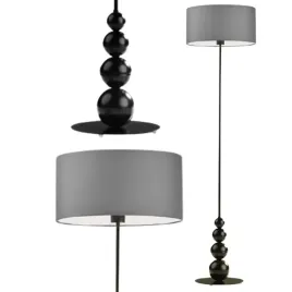 lampa-stojaca-podlogowa-szara-abazur-led-e27-do-salonu