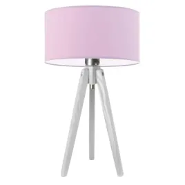 lampka-nocna-biurkowa-drewniana-stolowa-fioletowa-trojnog-abazur-led-e27