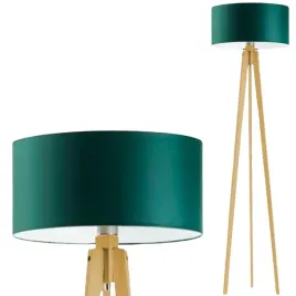 lampa-stojaca-podlogowa-drewniana-abazur-led-e27-do-salonu