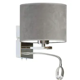 kinkiet-lampa-na-sciane-scienna-led-e27-szary-welurowy-abazur-nowoczesny