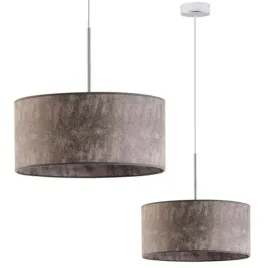 lampa-sufitowa-zyrandol-lampa-wiszaca-abazur-zwis-led-e27-szara-jazz-30cm