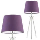 lampka-nocna-biurkowa-fioletowa-lampa-z-abazurem-trojnog-led-e27-nowoczesna