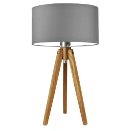 lampka-nocna-biurkowa-drewniana-stolowa-szara-trojnog-z-abazurem-led-e27