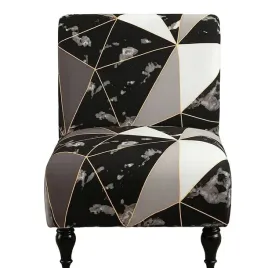 pokrowiec-na-fotel-bez-podlokietnikow-czarny-wzor-geometryczny-marmurkowy