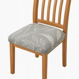 pokrowce-na-siedziska-krzesla-w-kwiaty-szare-liscie-6-sztuk