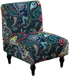 pokrowiec-na-fotel-bez-podlokietnikow-granatowy-orientalny