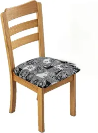 pokrowce-na-siedziska-krzesela-czarne-biale-wzor-paisley-zestaw-4-sztuki