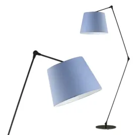 lampa-stojaca-podlogowa-lukowa-niebieska-regulowana-led-e27-abazur-modna
