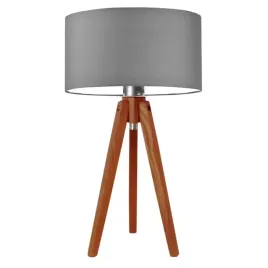 lampka-nocna-biurkowa-drewniana-stolowa-szara-trojnog-z-abazurem-led-e27