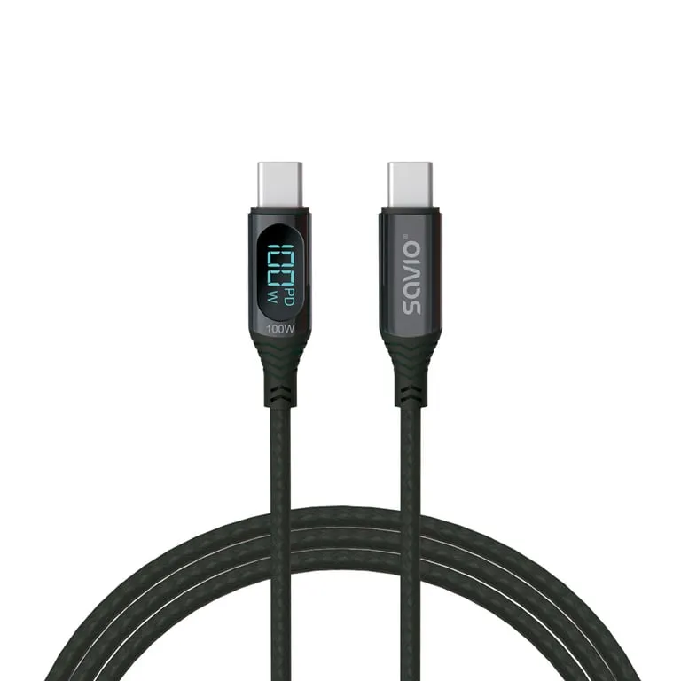 savio-usb-c-usb-c-cable-with-display-cl-174-1-m-black-kabel-usb-usb-3