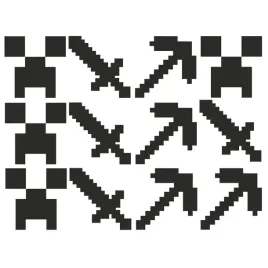 naklejki-minecraft-toporek-miecz-creeper-kilof-15cm-12-naklejek-1nw-l