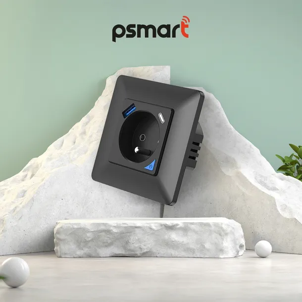 psmart-gniazdo-pomiar-usb-czarne-rm-zigbee-tuya-stan-nowy-certyfikat-ce