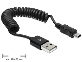 delock-usb-2-0-usb-mini-0-6m-kabel-usb-06-m-usb-a-mini-usb-a-czarny