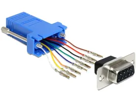 delock-65430-przejsciowka-do-kabli-sub-d-9p-rj45-czarny-niebieski-sreb