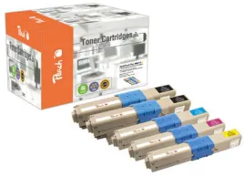 peach-pt616-kaseta-z-tonerem-5-szt-czarny-cyjan-purpurowy-zolty