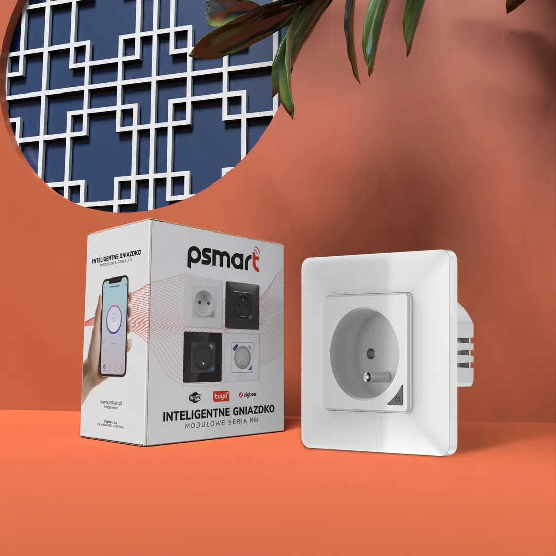 psmart-gniazdo-pomiar-biale-rm-zigbee-tuya