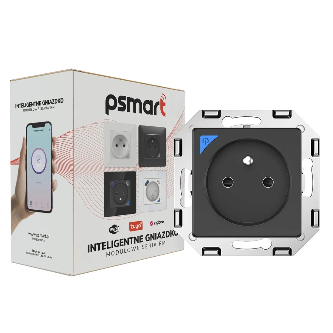 psmart-gniazdo-pomiar-czarne-rm-zigbee-tuya