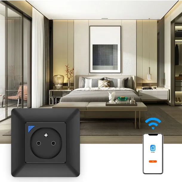 psmart-gniazdo-pomiar-czarne-rm-zigbee-tuya-zasilanie-sieciowe