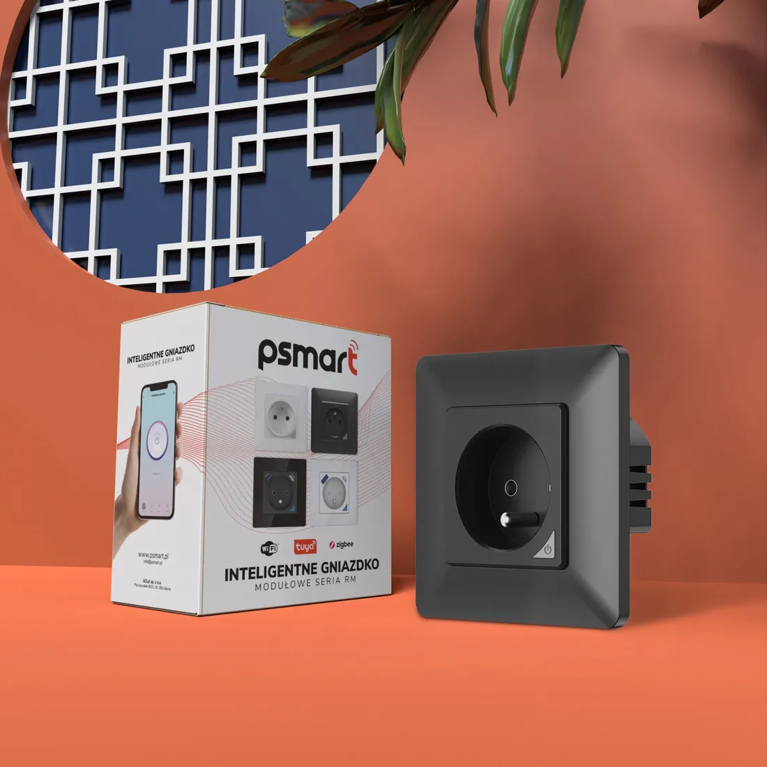 psmart-gniazdo-pomiar-czarne-rm-zigbee-tuya