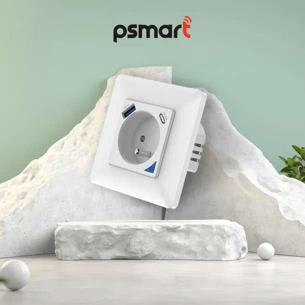 psmart-gniazdo-pomiar-usb-biale-rm-zigbee-tuya-stan-nowy-certyfikat-ce