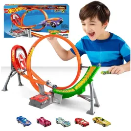 hot-wheels-zestaw-tor-smochodowy-petla-z-napedem-5-aut-fcf18