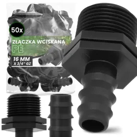 50x-zlaczka-pe-16x3-4-gz-wciskana-wtyk-lacznik-rur-systemu-nawadniania