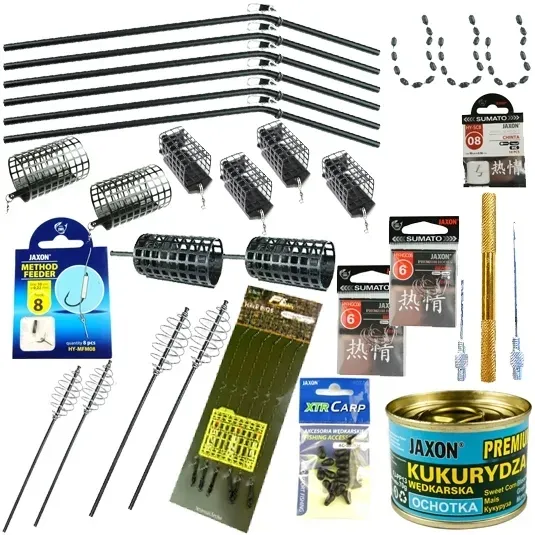ZESTAW 102 akcesoriów NA GRUNT DO KARPIÓWKI jaxon