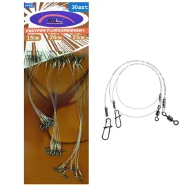 30szt-przypony-fluorocarbon-15cm-20cm-25cm-14kg