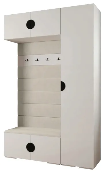 Garderoba wysoka do przedpokoju INOVA 4 Zestaw 19 wysokość 236,7cm