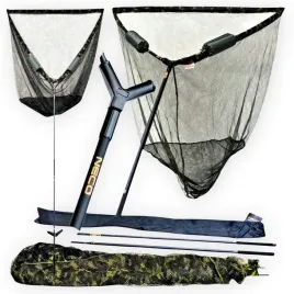 podbierak-karpiowy-wedkarski-neco-100x100-camo-z-plywakami-duzy-i-mocny